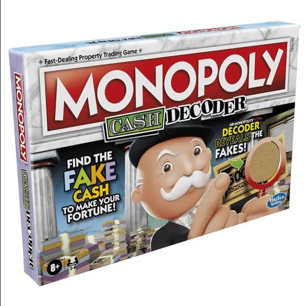 Monopoly Cash Decoder Family Board Game