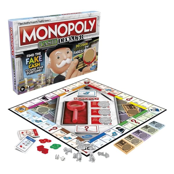Monopoly Cash Decoder Family Board Game
