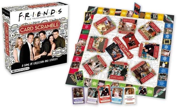 Friends Board Game Card Scramble *Engelsk version*