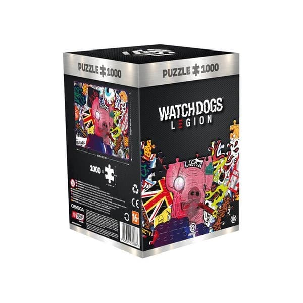 Watch Dogs Legion: Pig Mask Puzzles 1000 Pcs - BrÃ¦tspil