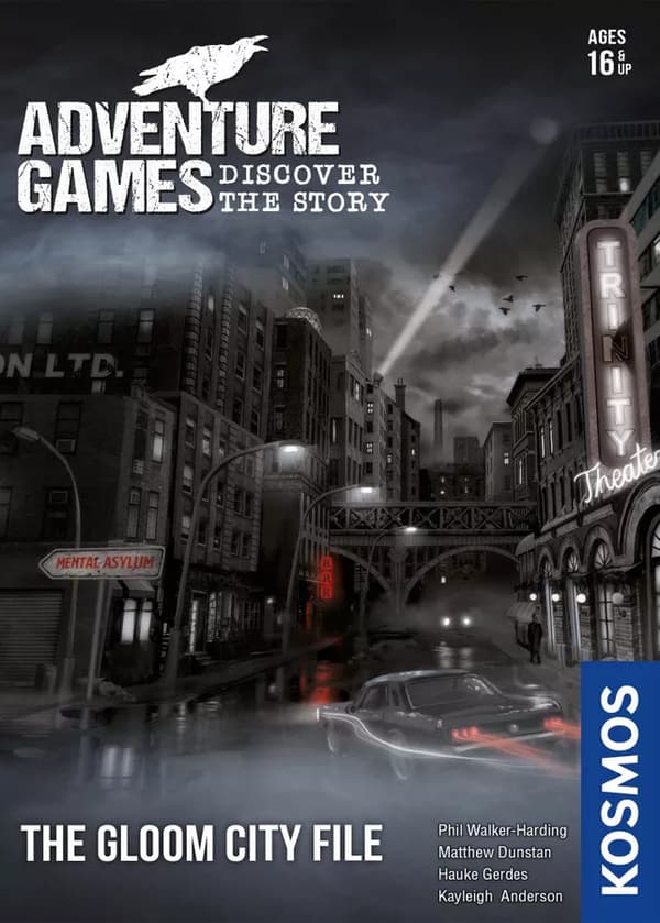 Adventure Games: The Gloom City File - Lautapeli