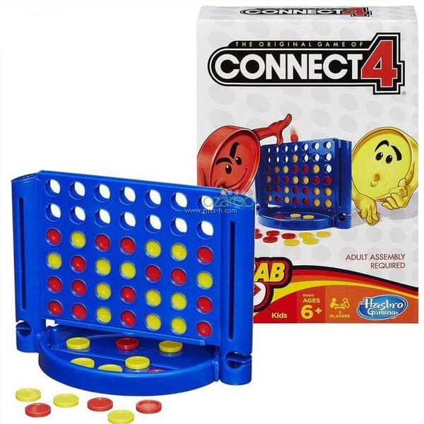 Connect 4 Grab and Go Game - Travel Game Size