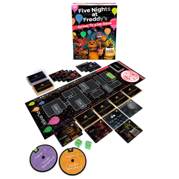 Five Nights at Freddy's Survive 'Til 6AM Game english board game