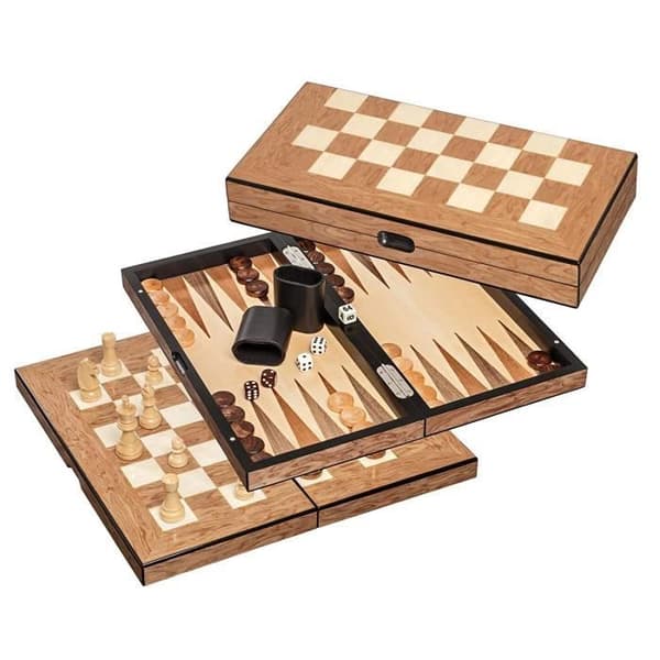 Philos Schach-Backgammon-Lady-Set Feld 40 mm - 2518