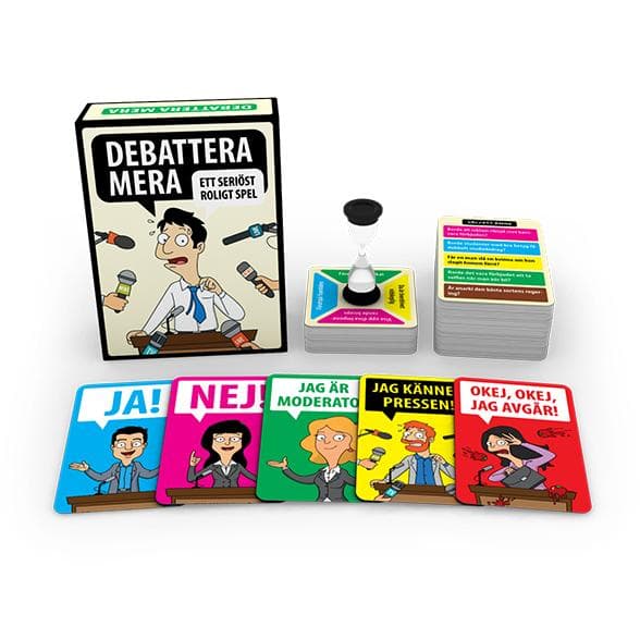 NY! Debattera Mera Svensk version Roligt spel för upp till 16 personer