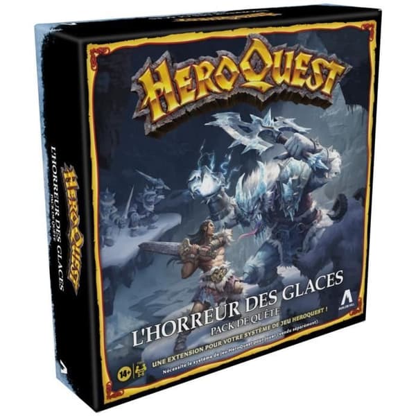HeroQuest, förlänger skräcken av is, från 14 år gammal, Heroquest -spelsystem krävs - Avalon Hill