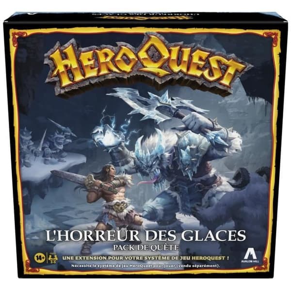 HeroQuest, förlänger skräcken av is, från 14 år gammal, Heroquest -spelsystem krävs - Avalon Hill