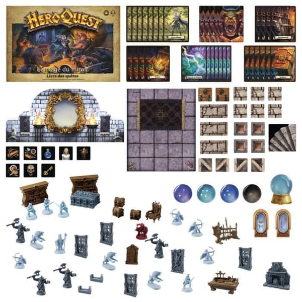 HeroQuest Quet Pack Le Mage du Miroir - Rollspel - Plateau Game - HeroQuest Game System krävs - Avalon Hill