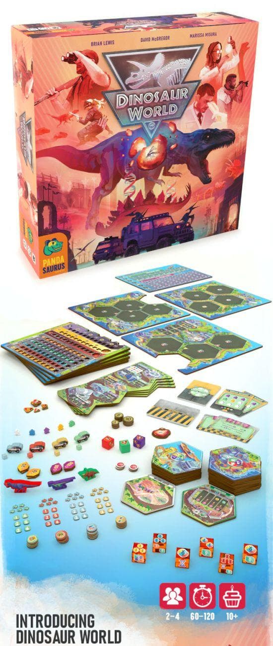 Dinosaur World  7.3 på Board game geek