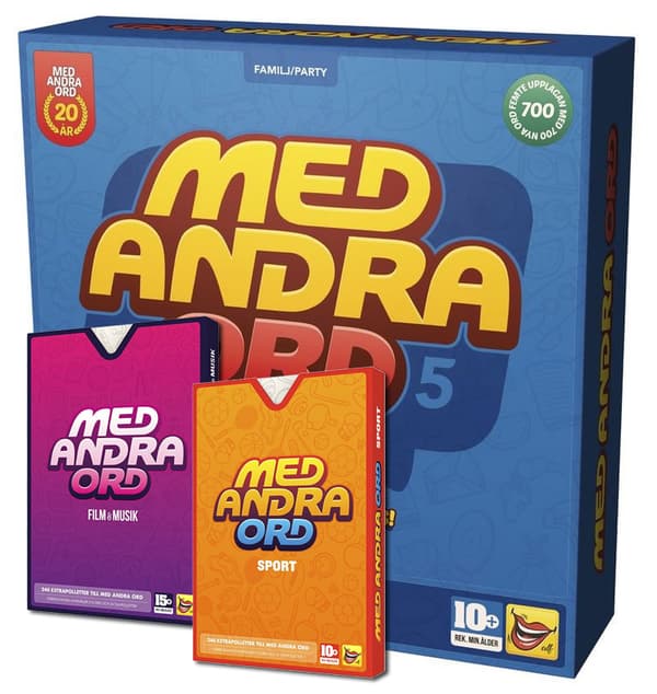 Med Andra Ord 5 + 2 expansioner - Brädspel