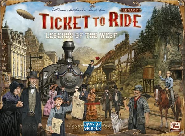 Ticket to Ride Legacy: Legends of the West - BrÃ¤dspel