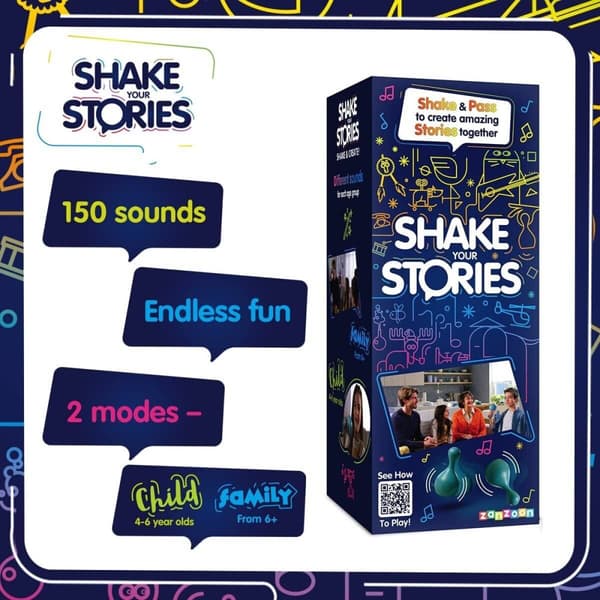 Shake Your Stories Board Family Game By Tomy