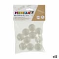 Miniatyrbillede 1 af 3: Materiale til håndarbejde Pincello DIAM 2.5 CM Bolde polystyren Ø 2,5 cm Hvid 12 enheder