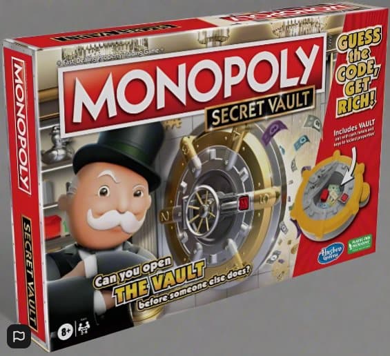Monopoly Secret Vault Board Game