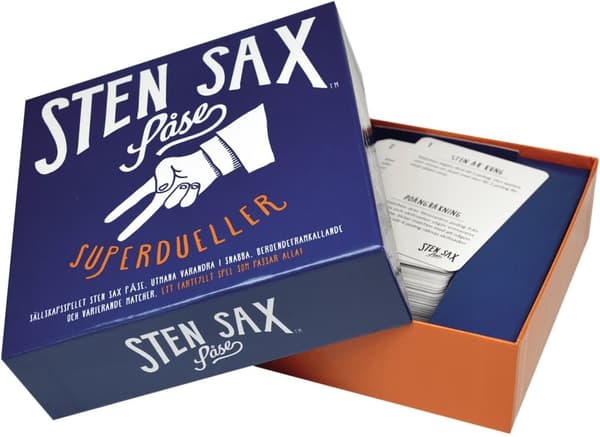 Sällskapspel "Sten Sax Påse"