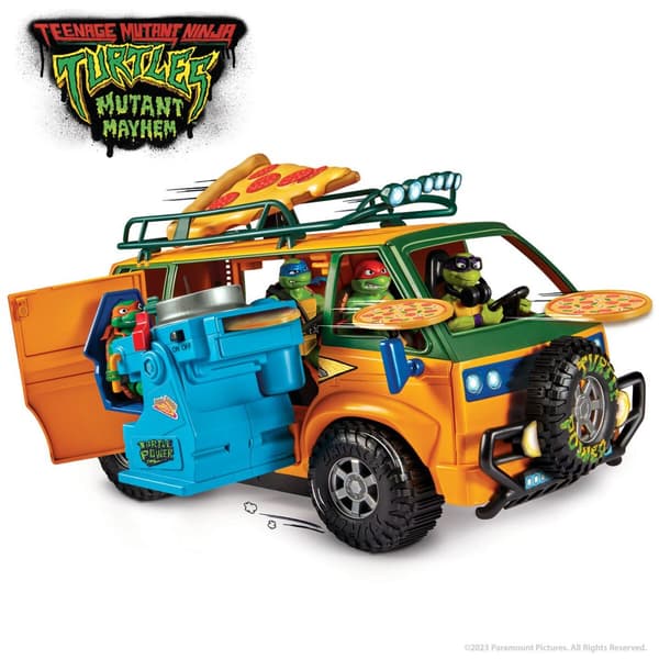 Turtles Mutant Mayhem Pizza Delivery Van