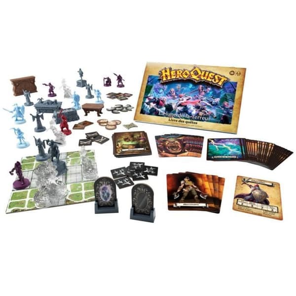 HeroQuest, Terror Moon quest pack, HeroQuest spelsystem krävs, rollspel för 2 till 5 spelare, 14 år