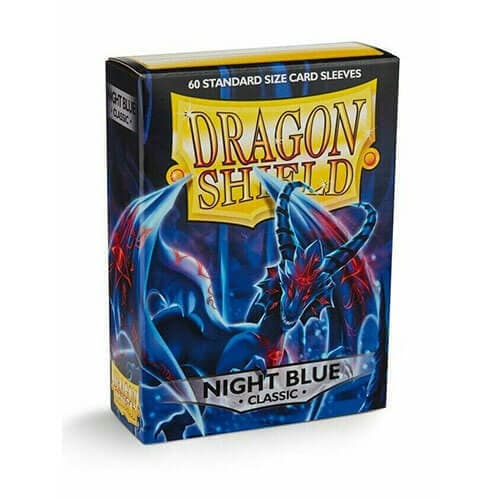 Plastfickor - Dragon Shield - Classic Night Blue (60 st, 63x88mm) - BrÃ¤dspel
