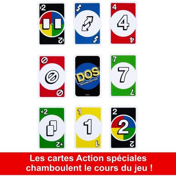 Mattel Games - DOS-Second Edition - Kortspel