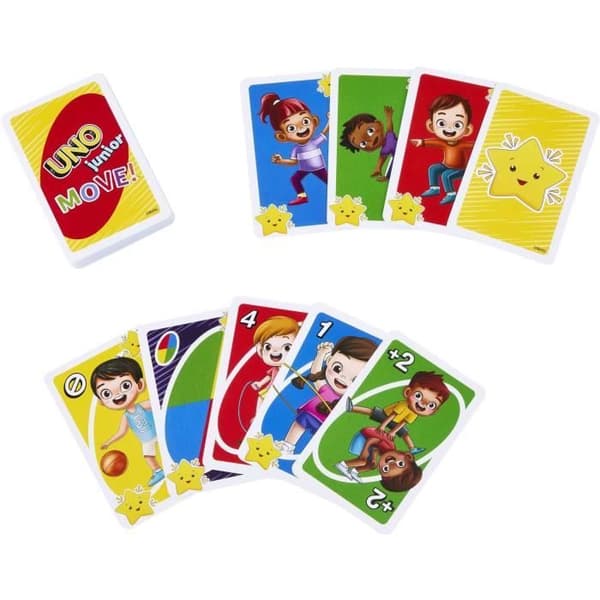 Mattel Games - UNO-UNO Junior Move!-Children's Card Game HNN03