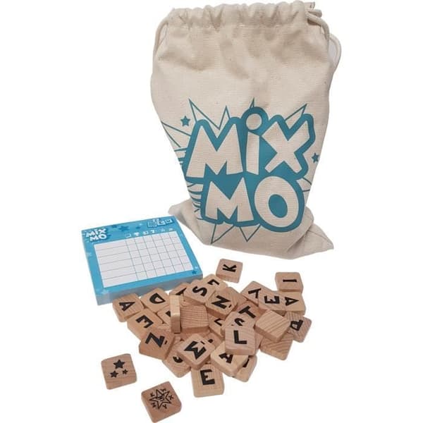 Mixmo brädspel - Asmodee - 2 till 6 spelare - Från 8 år - Bygg ditt ordrutnät