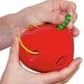 Miniatyrbild 2 av 4: Pedagogiskt snörningsspel i trä för motorik Montessori Apple