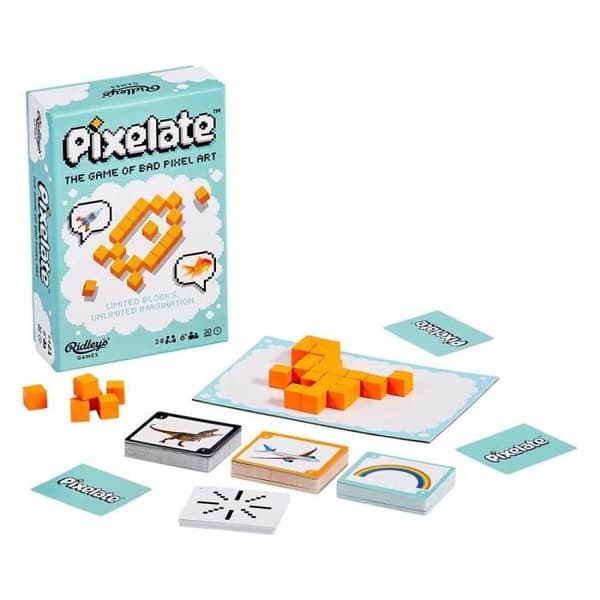 Ridley's Games Pixelate Orange Wood/Paper Game