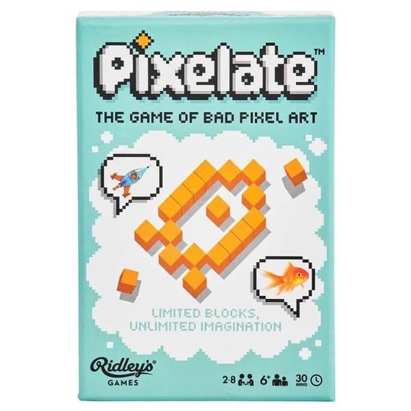 Ridley's Games Pixelate Orange Wood/Paper Game