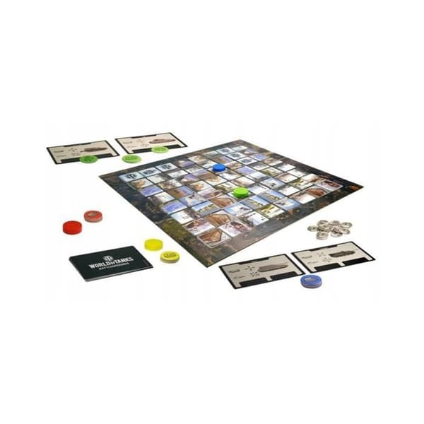 TM TOYS KRE9648 World of Tanks Battlegrounds Brädspel 2 - 4 spelare Strategisk familj Barn PL CZ SK