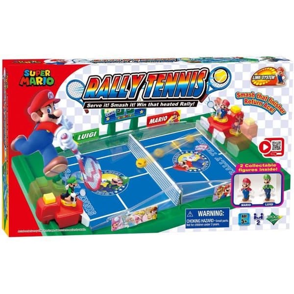Super Mario Rally Tennis Game - EPOCH Games - Atmosfär och actionspel