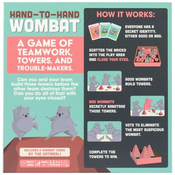 Hand to hand Wombat (Svenska regler) sveriges lägsta pris 6.4 på boardgamegeek