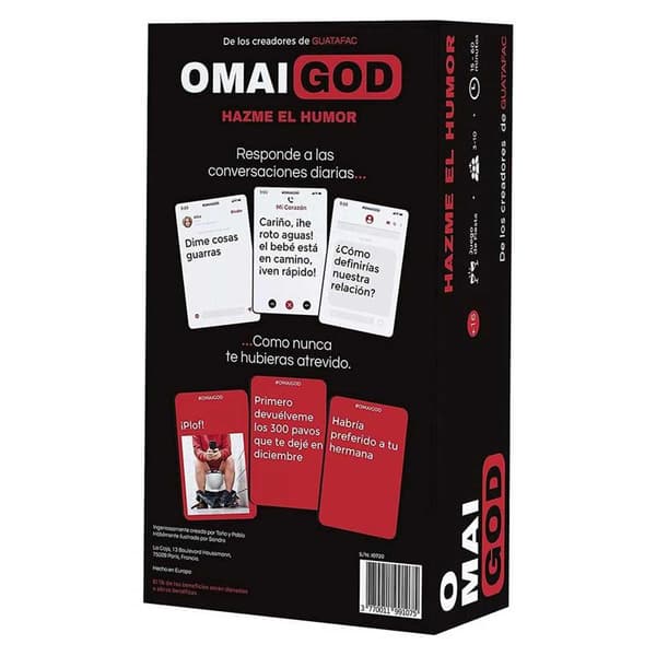 Asmodee Omaigod Röd,Svart