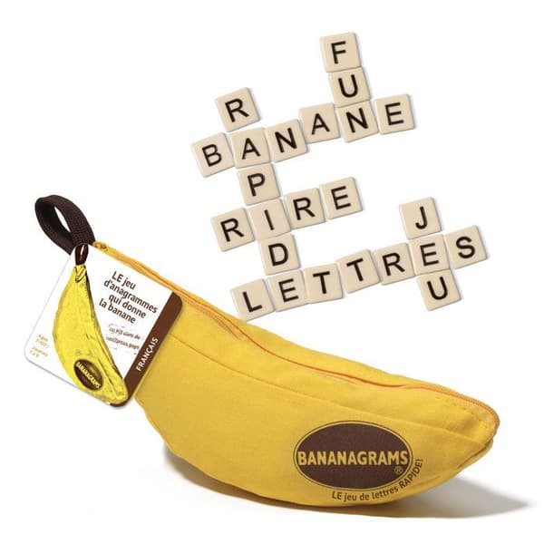 Bokstavsspel - Maestro present - Bananagram - Gul - Från 7 år - Blandat