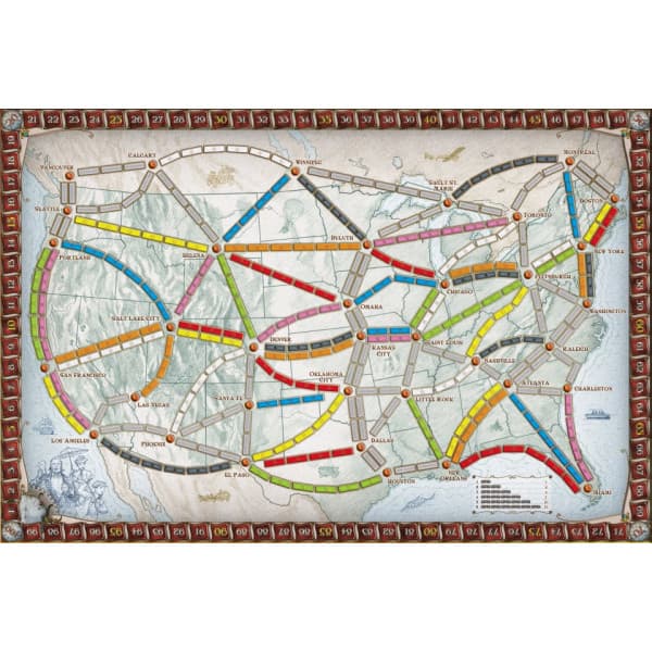 Ticket To Ride USA -strategiapeli