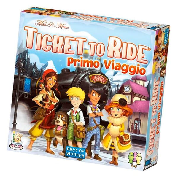 Asmodee Aventureros Al Tren El Primer Viaje Flerfarvet