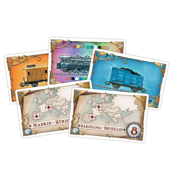 Asmodee Brætspil ¡aventureros Al Tren! Europa Flerfarvet