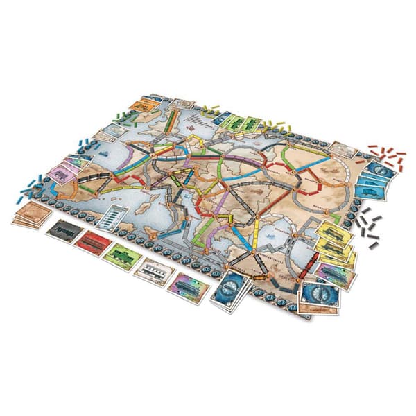Asmodee Brætspil ¡aventureros Al Tren! Europa Flerfarvet