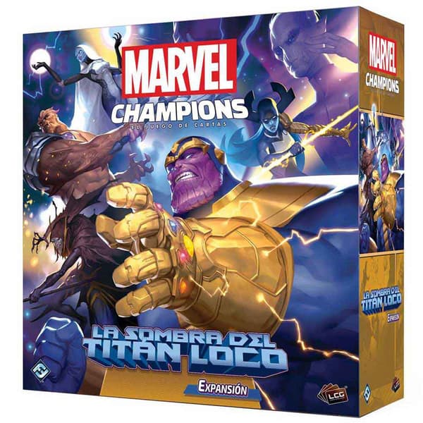 Asmodee Brætspil Marvel Champions La Sombra Del Titan Loco Flerfarvet