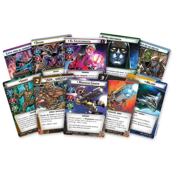 Asmodee Brädspel Marvel Champions Los Más Buscados De La Galáxia Flerfärgad