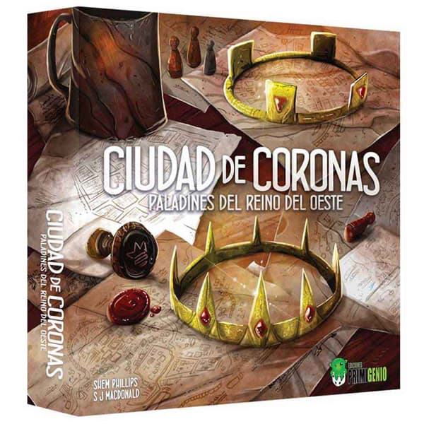 Asmodee Brætspil Paladines Del Reino Del Oeste Ciudad De Coronas Flerfarvet