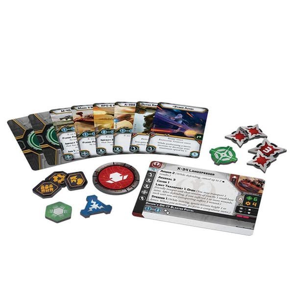 Asmodee Brætspil Star Wars Legion Deslizador Terrestre X-34 Flerfarvet
