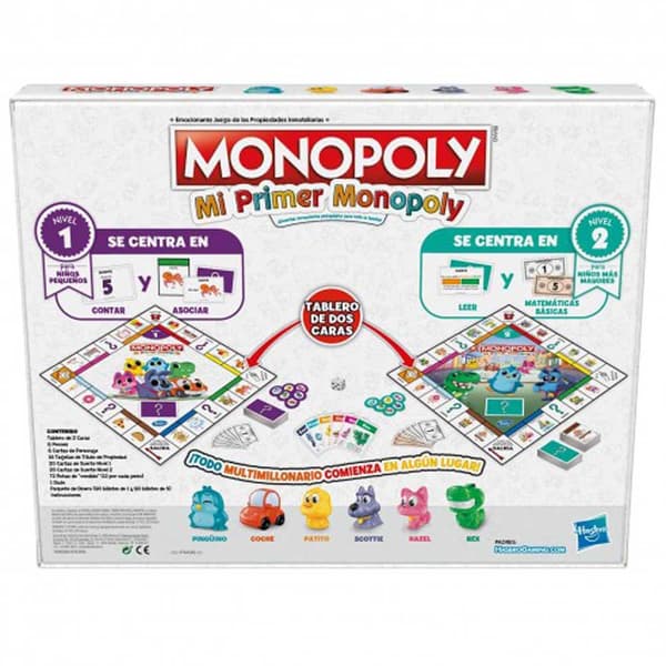 Hasbro Min Första Monopoly Flerfärgad