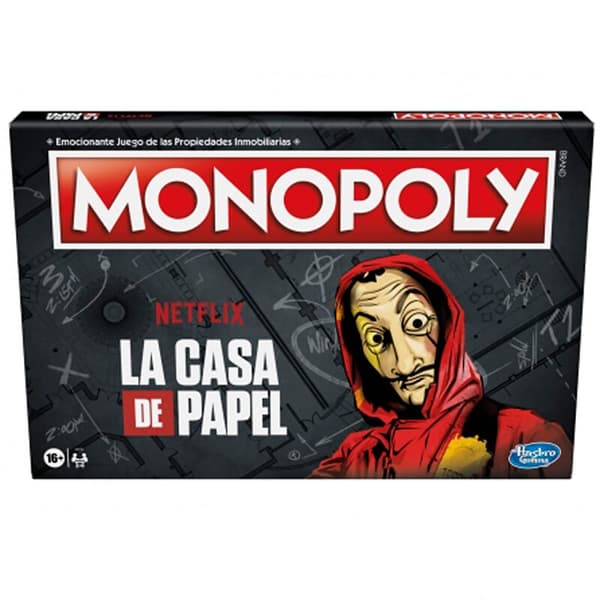 Monopoly Bordspil Money Heist Flerfarvet