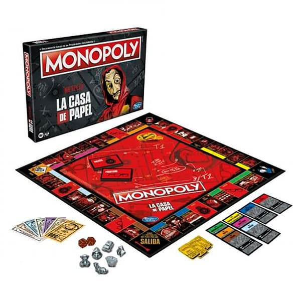 Monopoly Bordspil Money Heist Flerfarvet