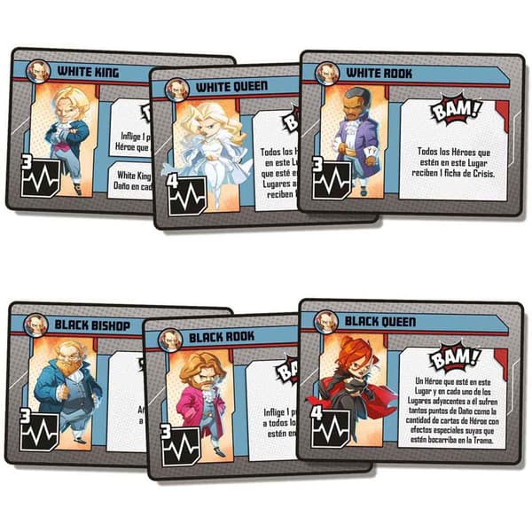Asmodee Brætspil Marvel United Equipo Oro Transparent
