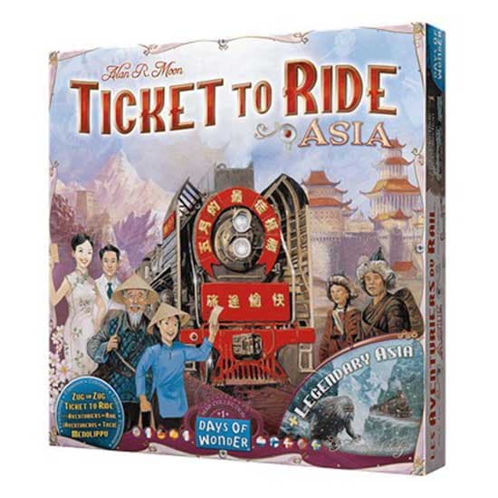 Days Of Wonder Eventyrere Brætspil Al Tren! Asia Søvfarvet