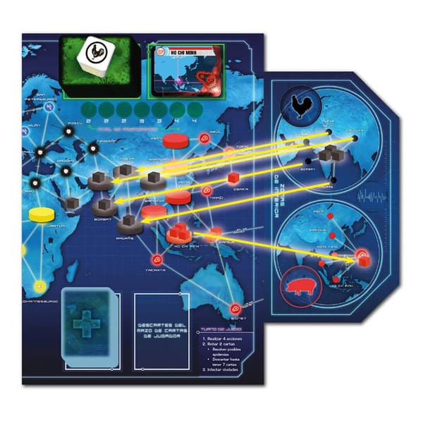 Z-man Games Pandemisk Brädspel Estado De Emergencia Silver
