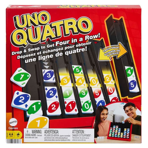 Mattel Games Uno Quatro Rød