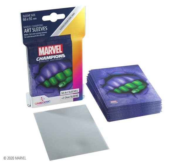 Marvel Champion Art Sleeves: She Hulk (50+1) - Brætspil