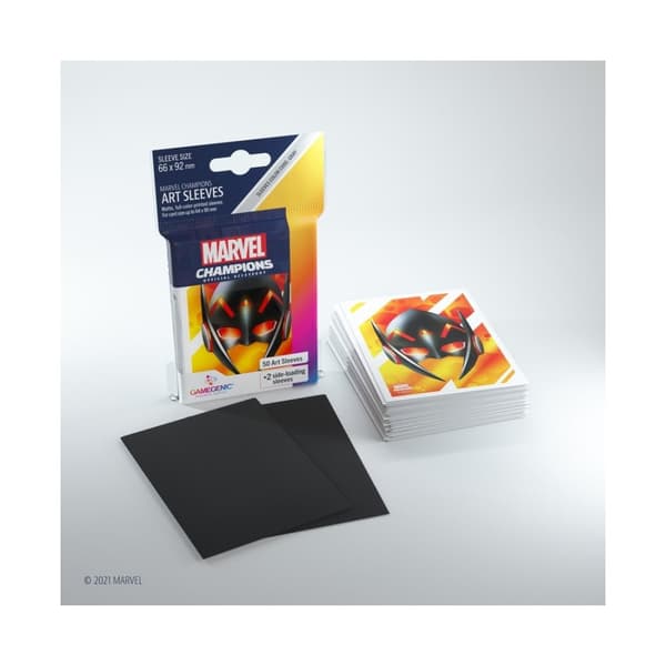 Marvel Champion Art Sleeves: Wasp (50+1) - Brætspil
